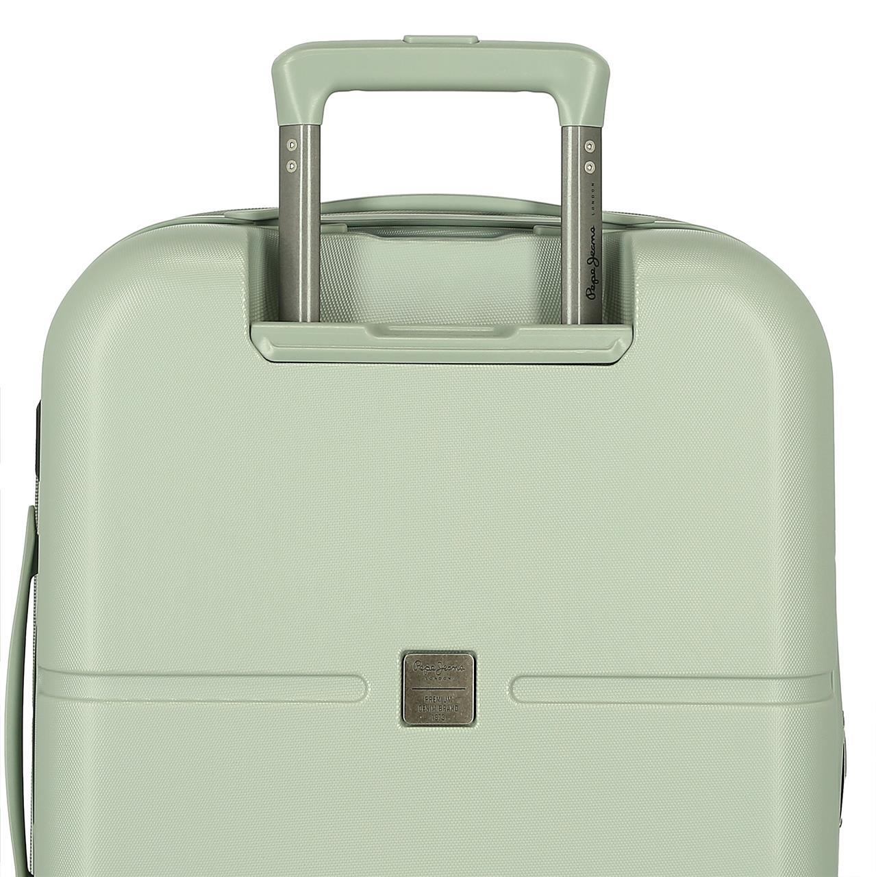 7698639 TROLLEY ABS 55CM. C/ESP. 4R. PJL ACCENT VERDE ANNATA