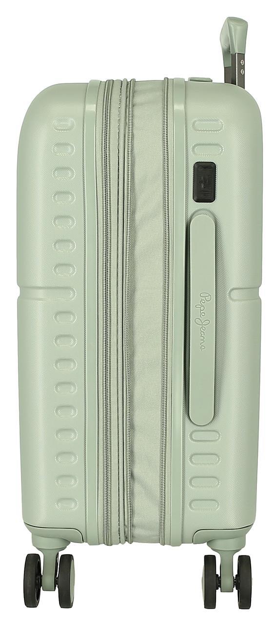 7698639 TROLLEY ABS 55CM. C/ESP. 4R. PJL ACCENT VERDE ANNATA