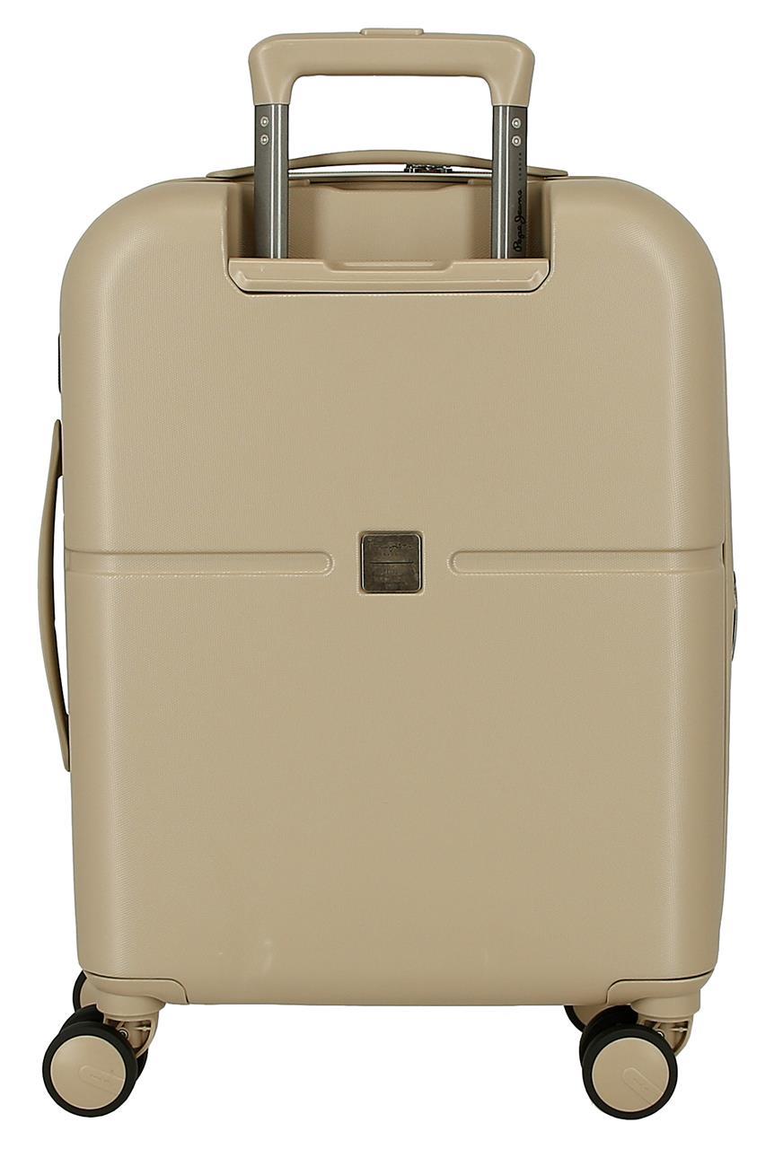 7698638 TROLLEY ABS 55CM. C/EXP. 4R. PJL ACCENT BEIGE CHAMPA