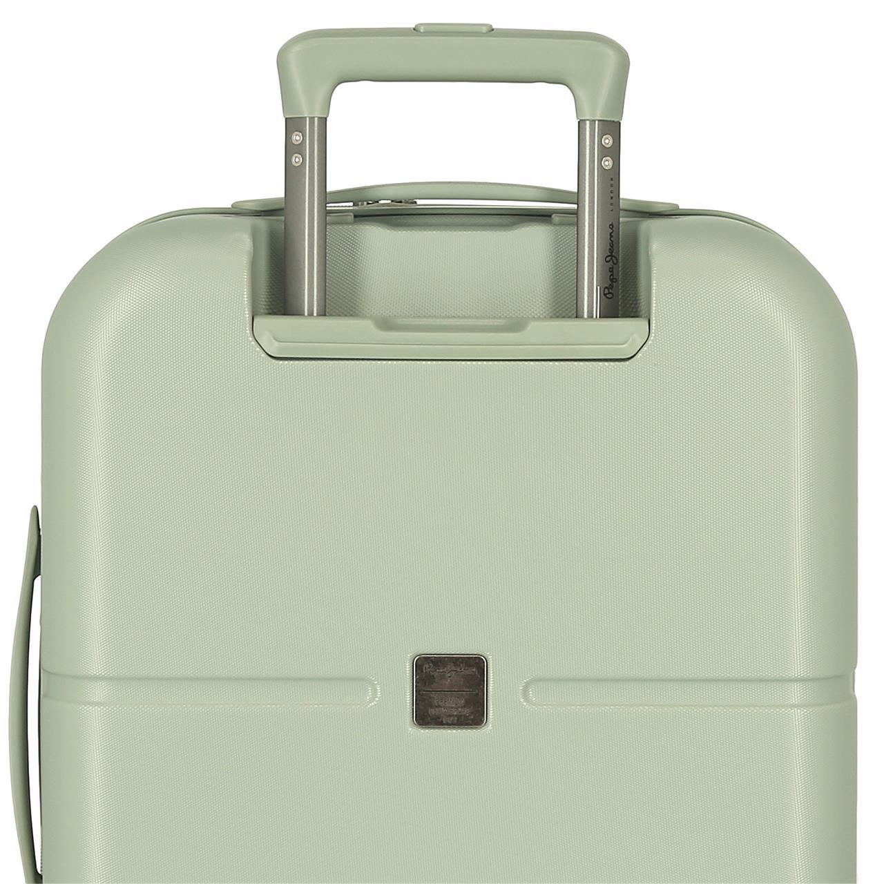 7699139 TROLLEY ABS 55CM. 4R. PJL ACCENTGROENE WIJNOOGST