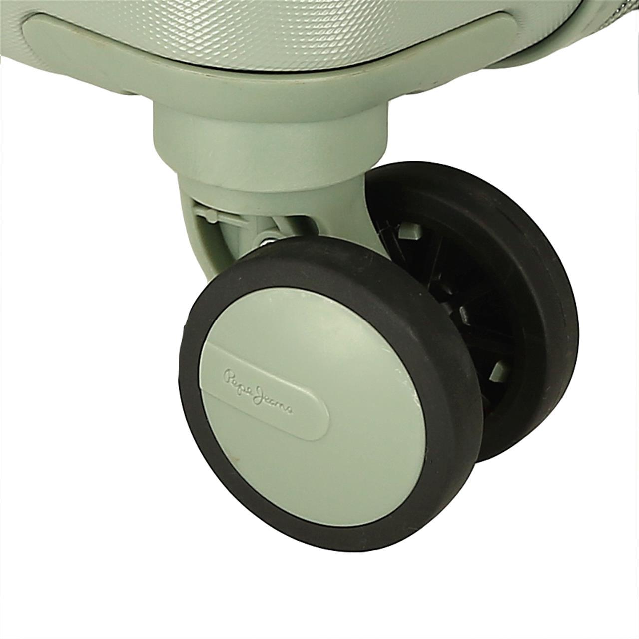 7699139 TROLLEY ABS 55CM. 4R. PJL ACCENTGROENE WIJNOOGST