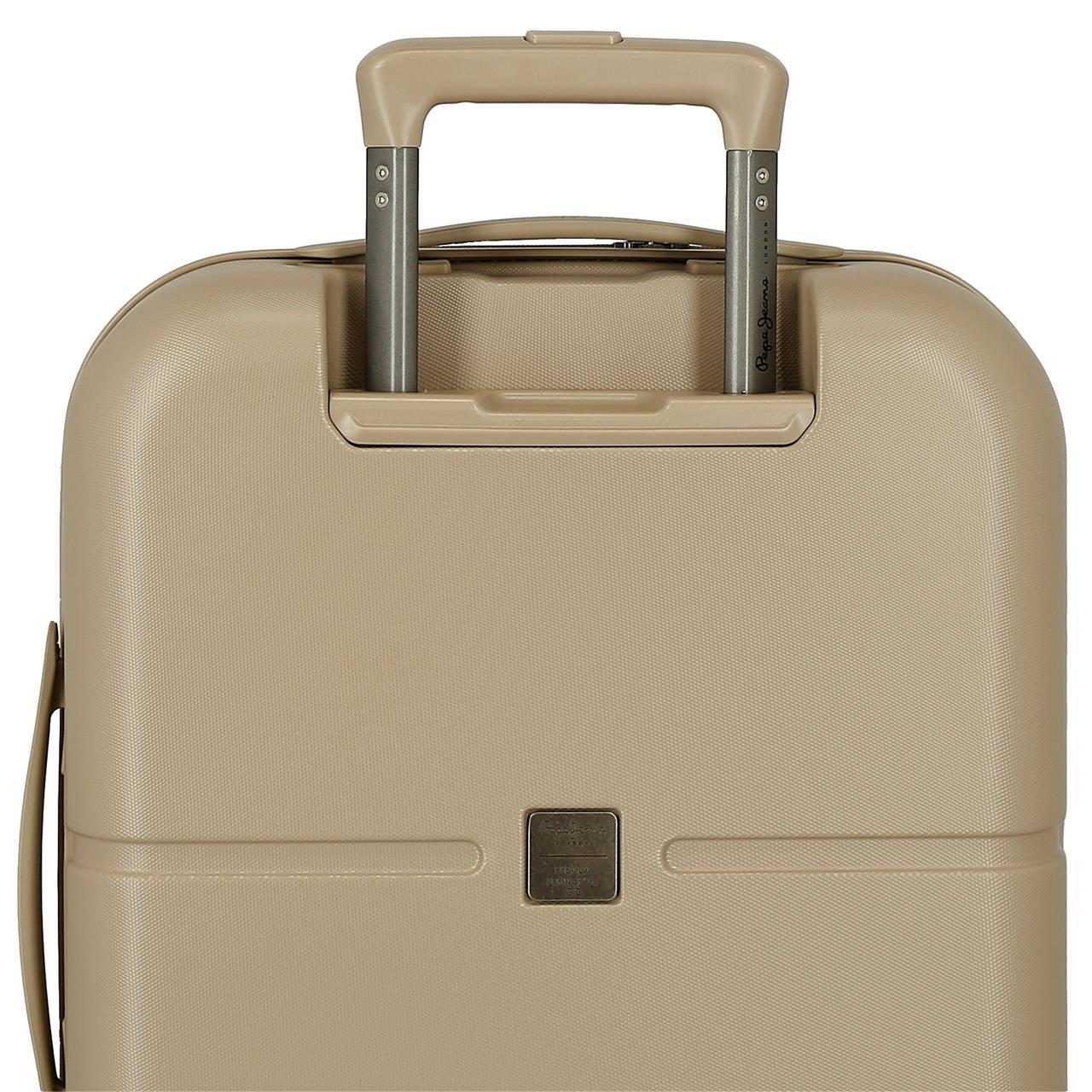 7699138 TROLLEY ABS 55CM. 4R. PJL ACCENT BEIGE CHAMPAGNE