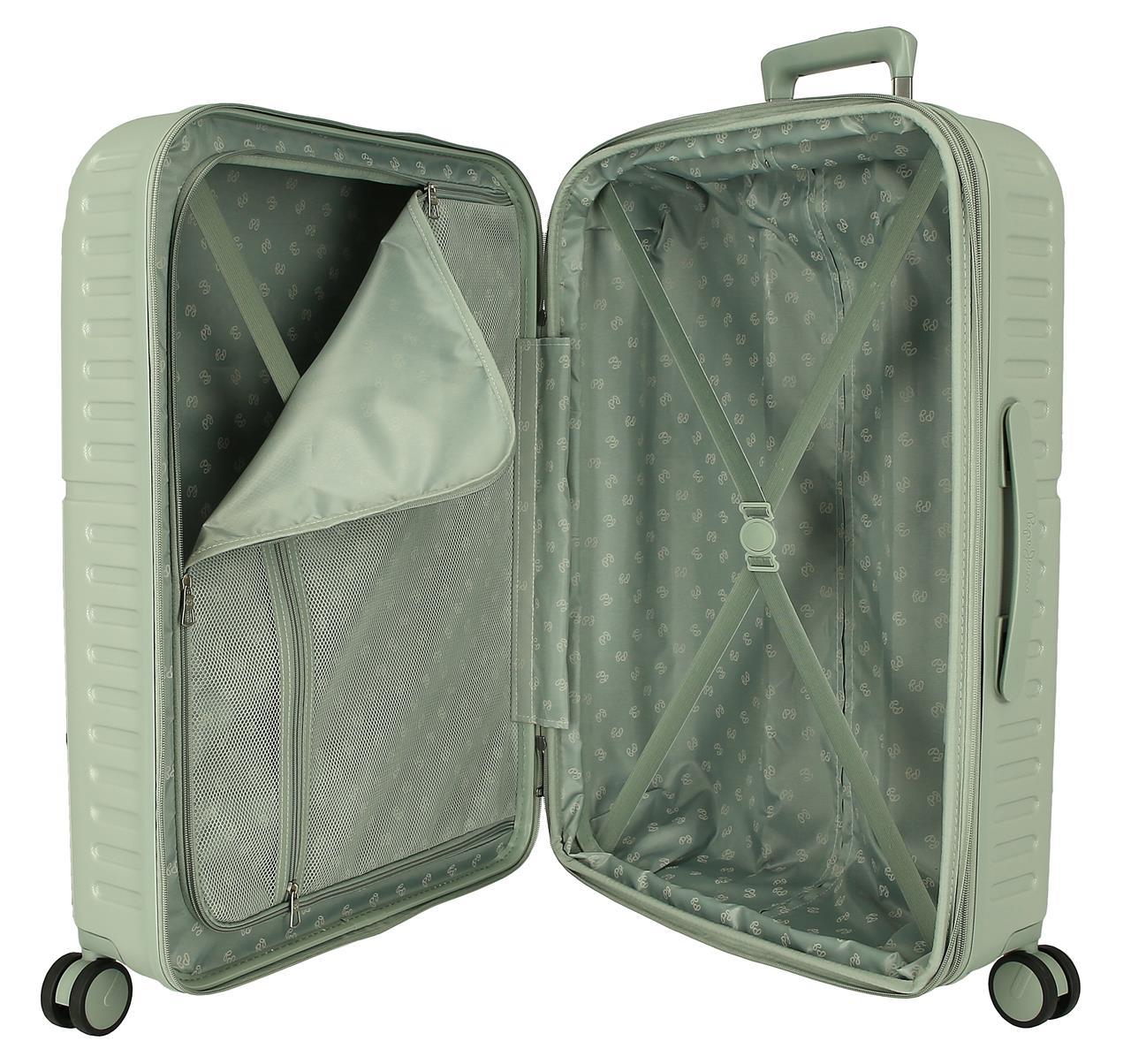 7699239 TROLLEY ABS 70CM. C/EXP. 4R. PJL ACCENT VERDE VINTAG