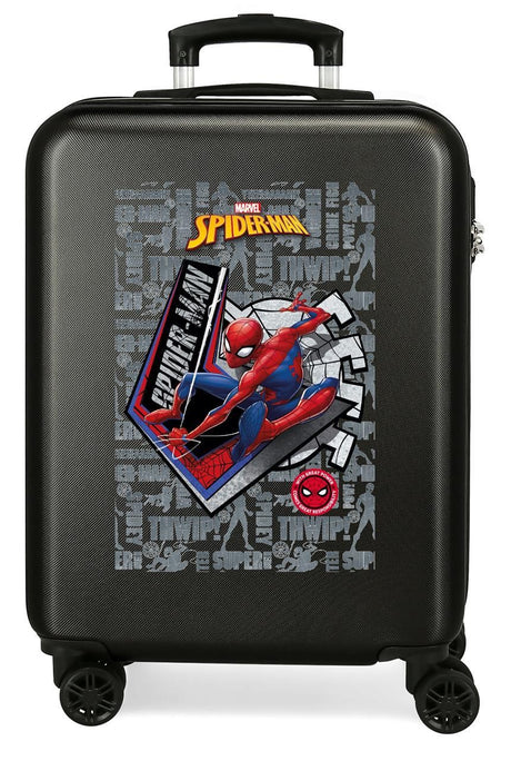 4451721 TROLLEY ABS 55CM. SPIDERMAN GREAT POWER BLACK