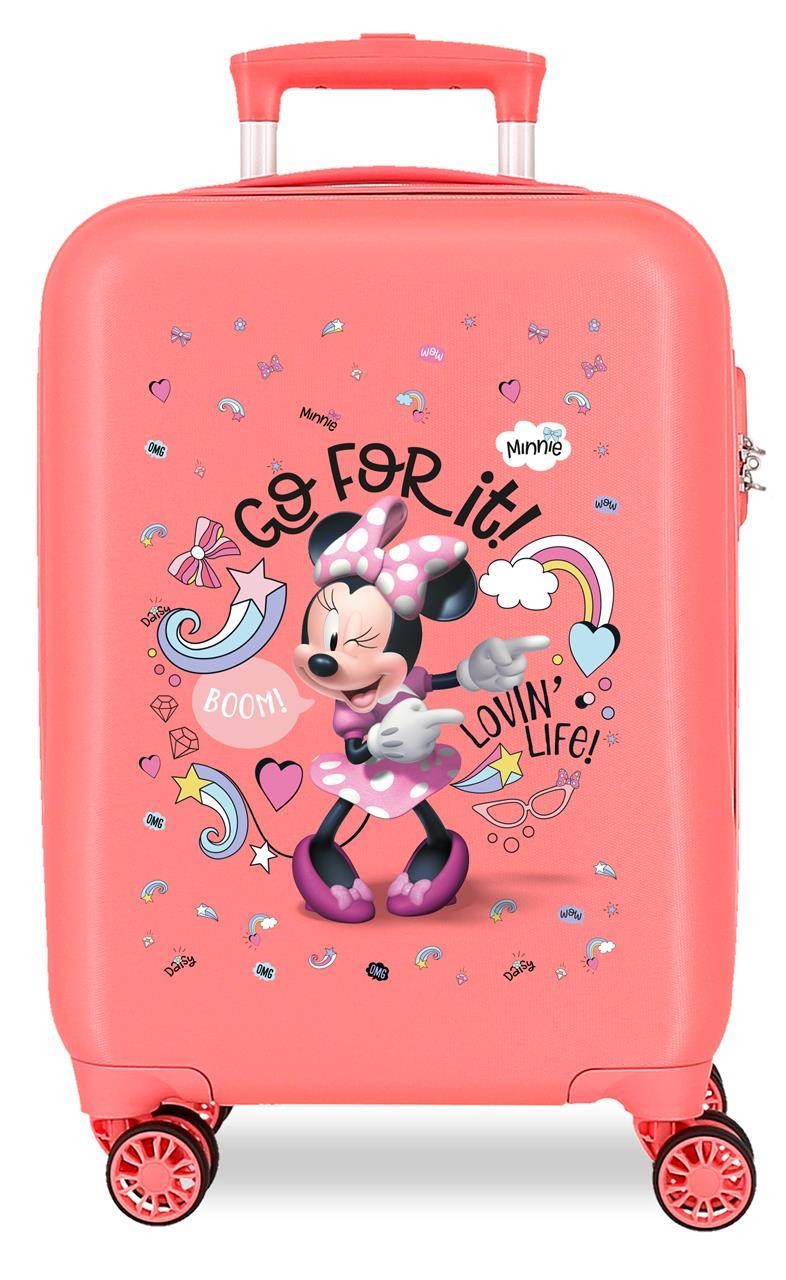 4721321 TROLLEY ABS 50CM.4R. MINNIE LOVING LIFE KORAAL