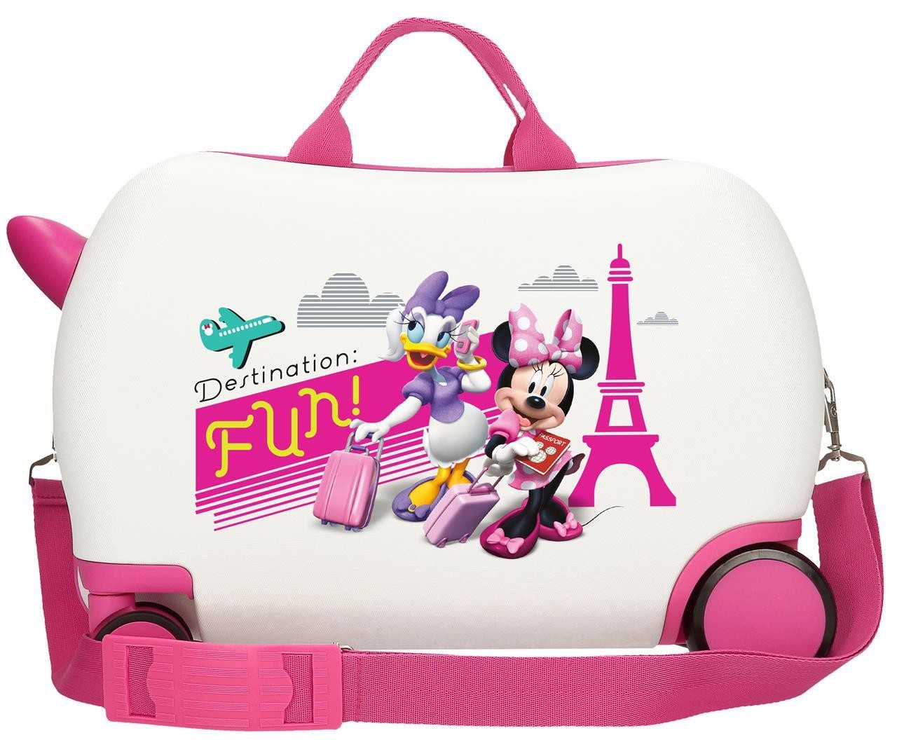 4751042 Maleta INF.ABS 4R.(2 MULTI.) 45CM.MINNIE & DAISY PAR