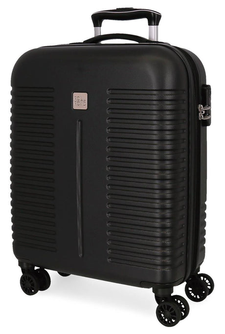 5088621 TROLLEY ABS 55CM.C/EXPAND. 4R. INDIA Zwart