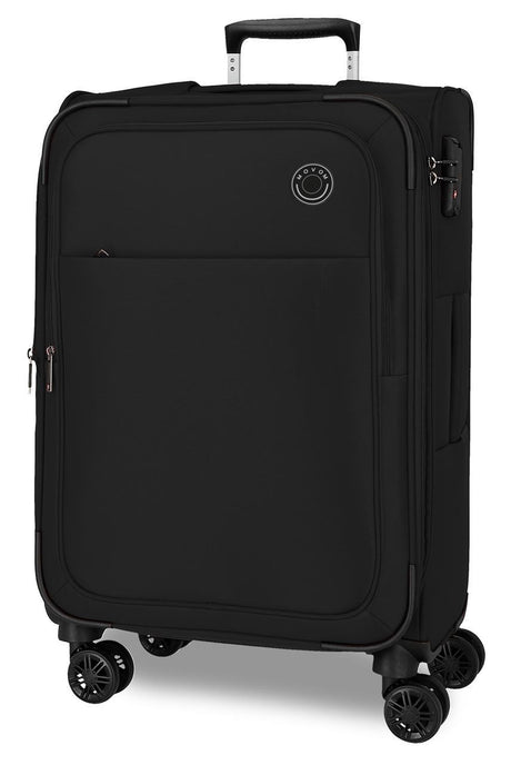 5318721 TROLLEY PES 66CM,4R,MOVOM ATLANTA BLACK