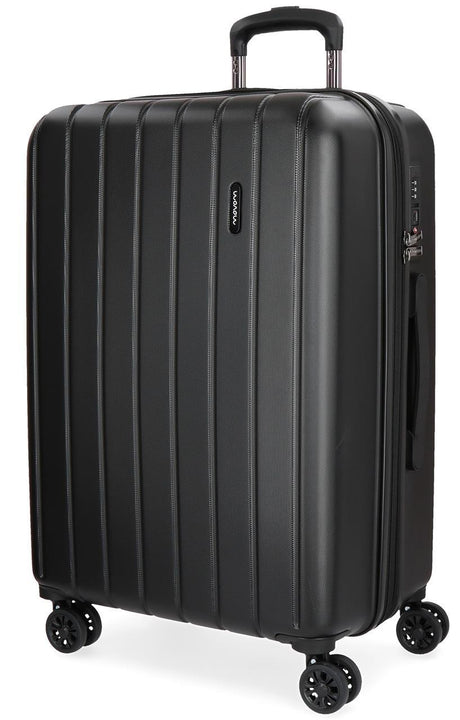 5319261 TROLLEY ABS 65CM.4R.WOOD BLACK