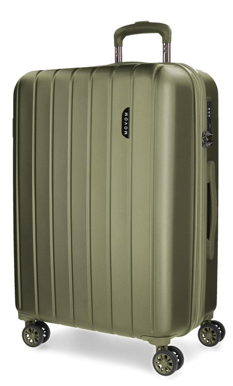 531926A TROLLEY ABS 65CM.4R.WOOD KHAKI