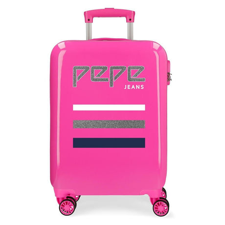 Walizka kabinowa PEPE JEANS WORLD Sztywny