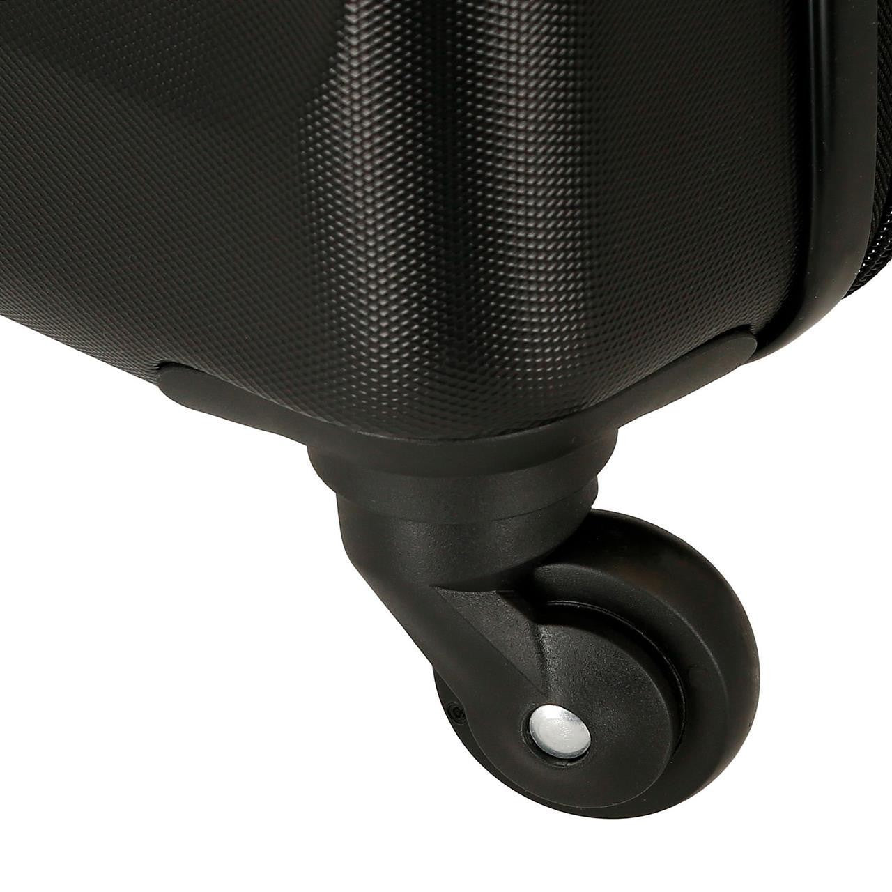 5849360 TROLLEY ABS 75CM.4R.FLEX BLACK