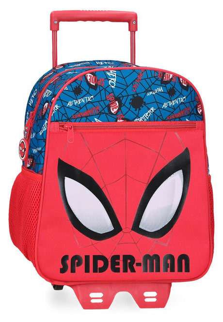 42522T1 MOCHILA ADAP. 33CM. C/CARRO. SPIDERMAN AUTHENTIC