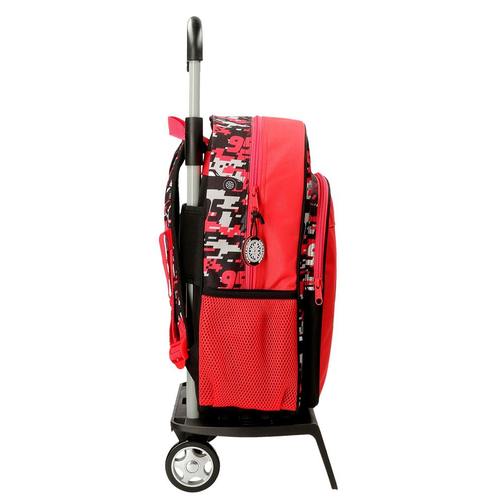 42123V1 ADAP BACKPACK. 40CM. C/CAR CARS MCQUEEN RED