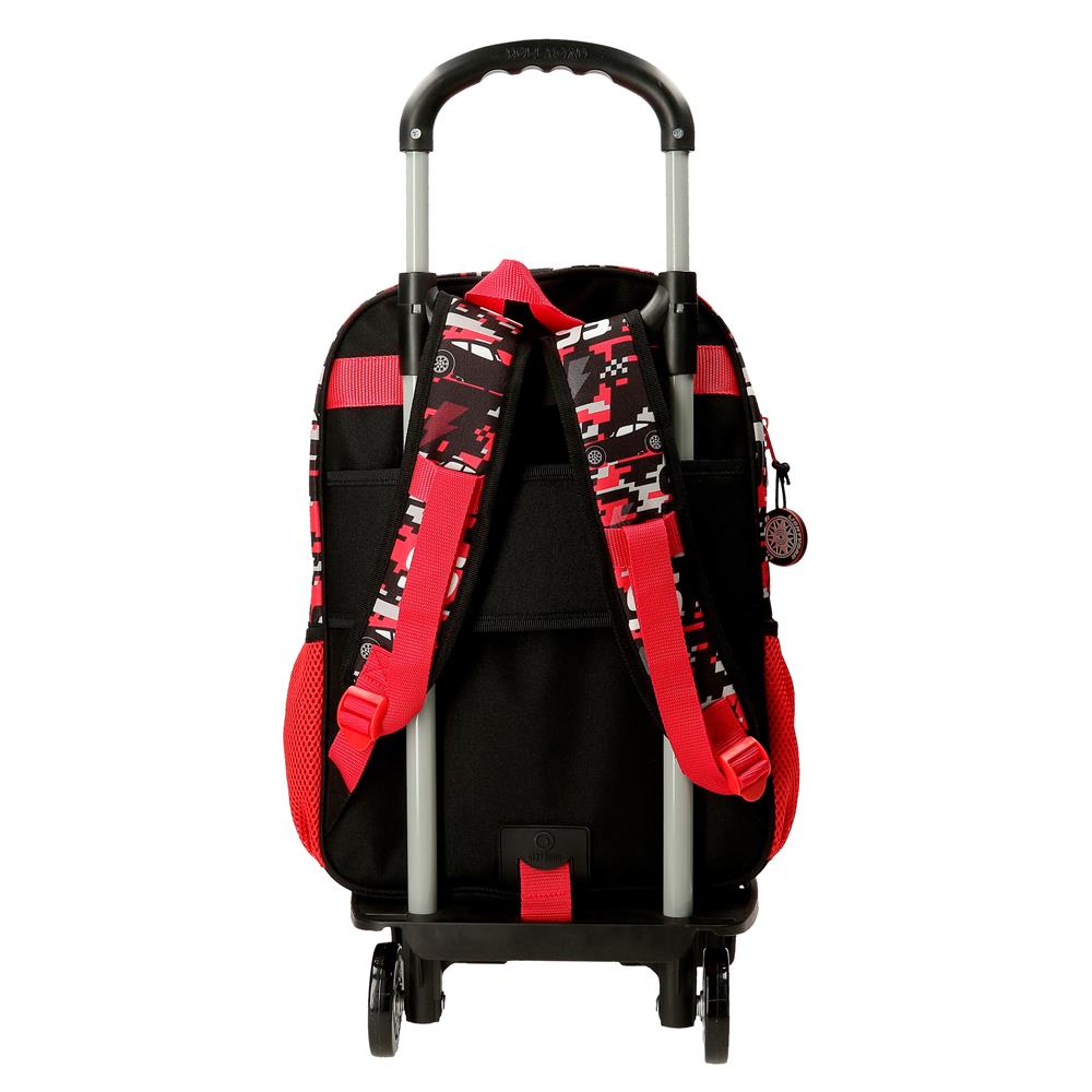 42123V1 ADAP BACKPACK. 40CM. C/CAR CARS MCQUEEN RED
