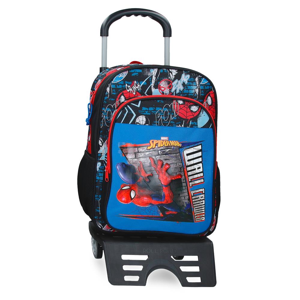 42723V1 ADAP BACKPACK. 40CM. C/CAR SPIDERMAN WALL CRAWLER