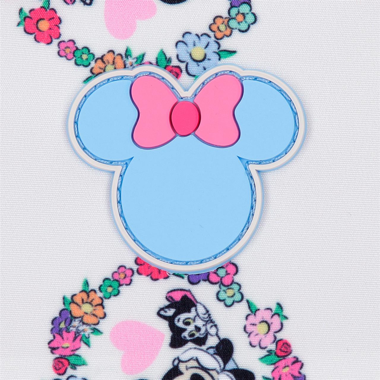 43123V1 ADAP BACKPACK. 40CM. C/CARRO. MINNIE FLOWERS