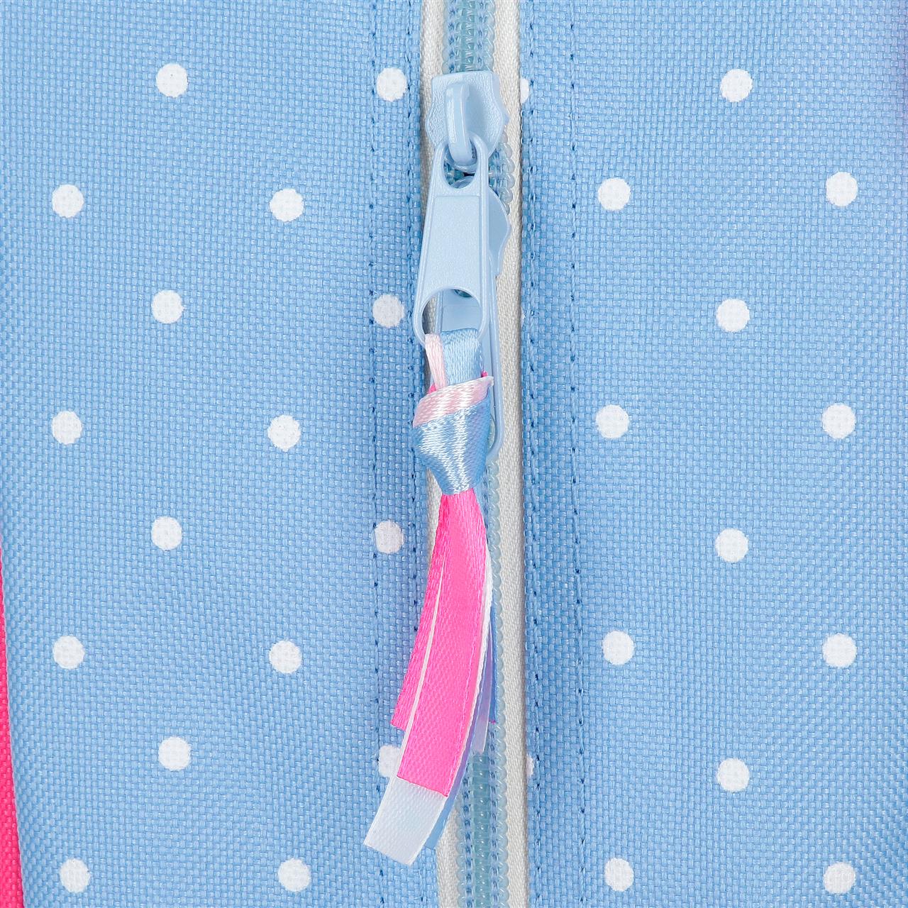 43123V1 ADAP BACKPACK. 40CM. C/CARRO. MINNIE FLOWERS