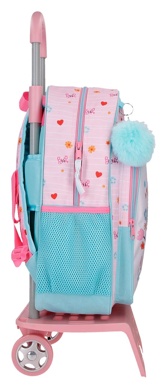 43223V1 ADAP BACKPACK. 40CM. C/CARRO. MINNIE HAPPY TO BE ME