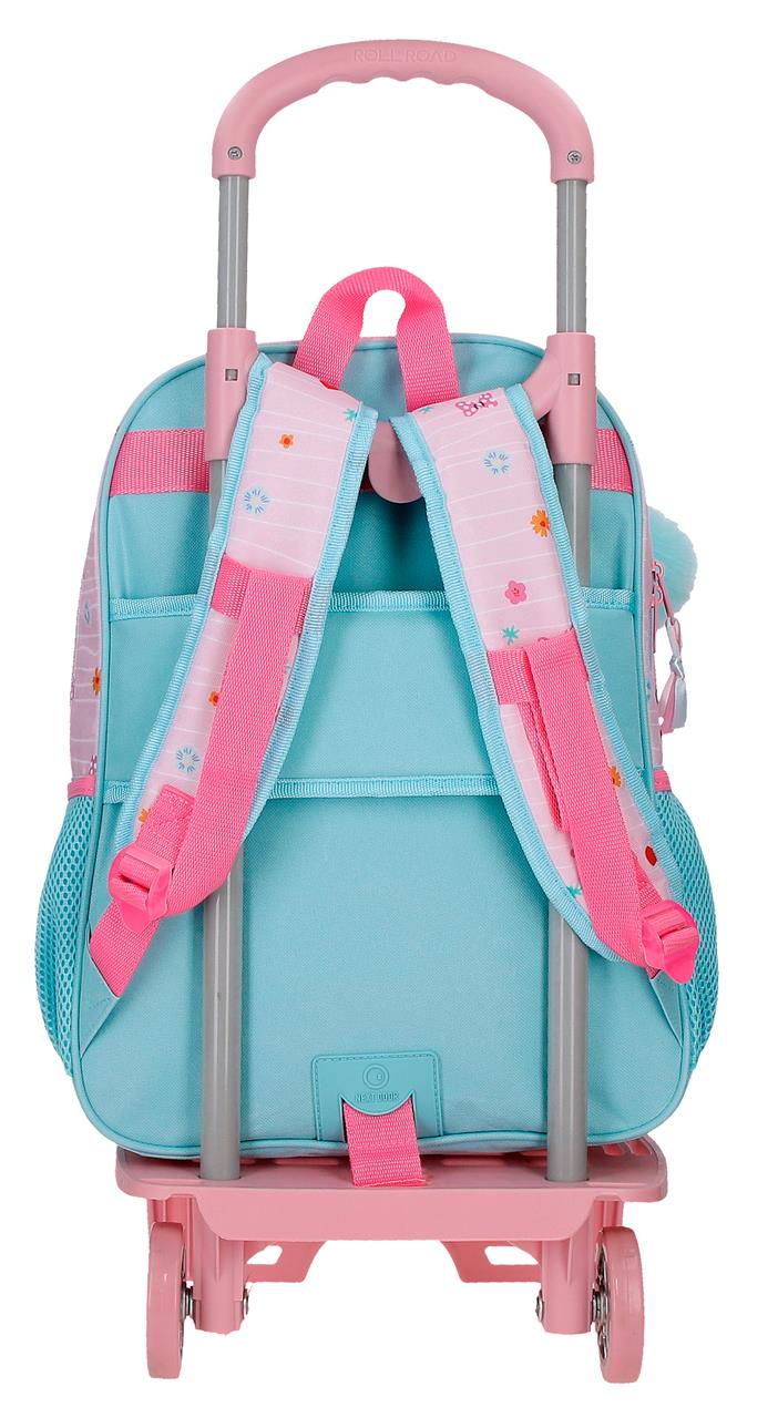 43223V1 ADAP BACKPACK. 40CM. C/CARRO. MINNIE HAPPY TO BE ME