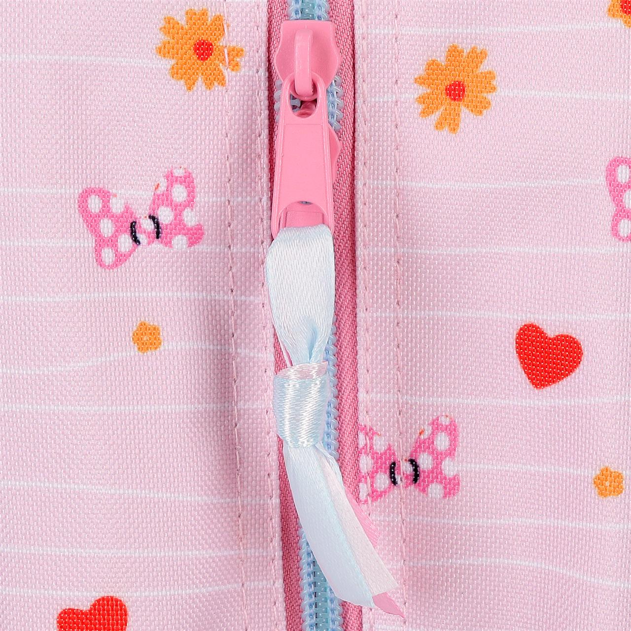 43223V1 ADAP BACKPACK. 40CM. C/CARRO. MINNIE HAPPY TO BE ME