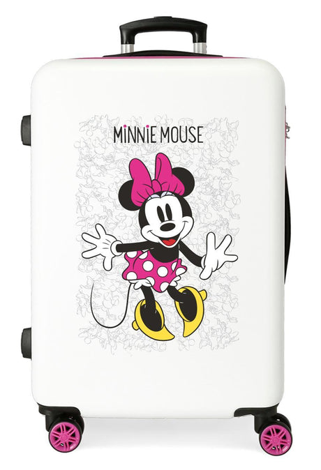 4681864 TROLLEY ABS 68CM.4R.MINNIE ENJOY THE DAY