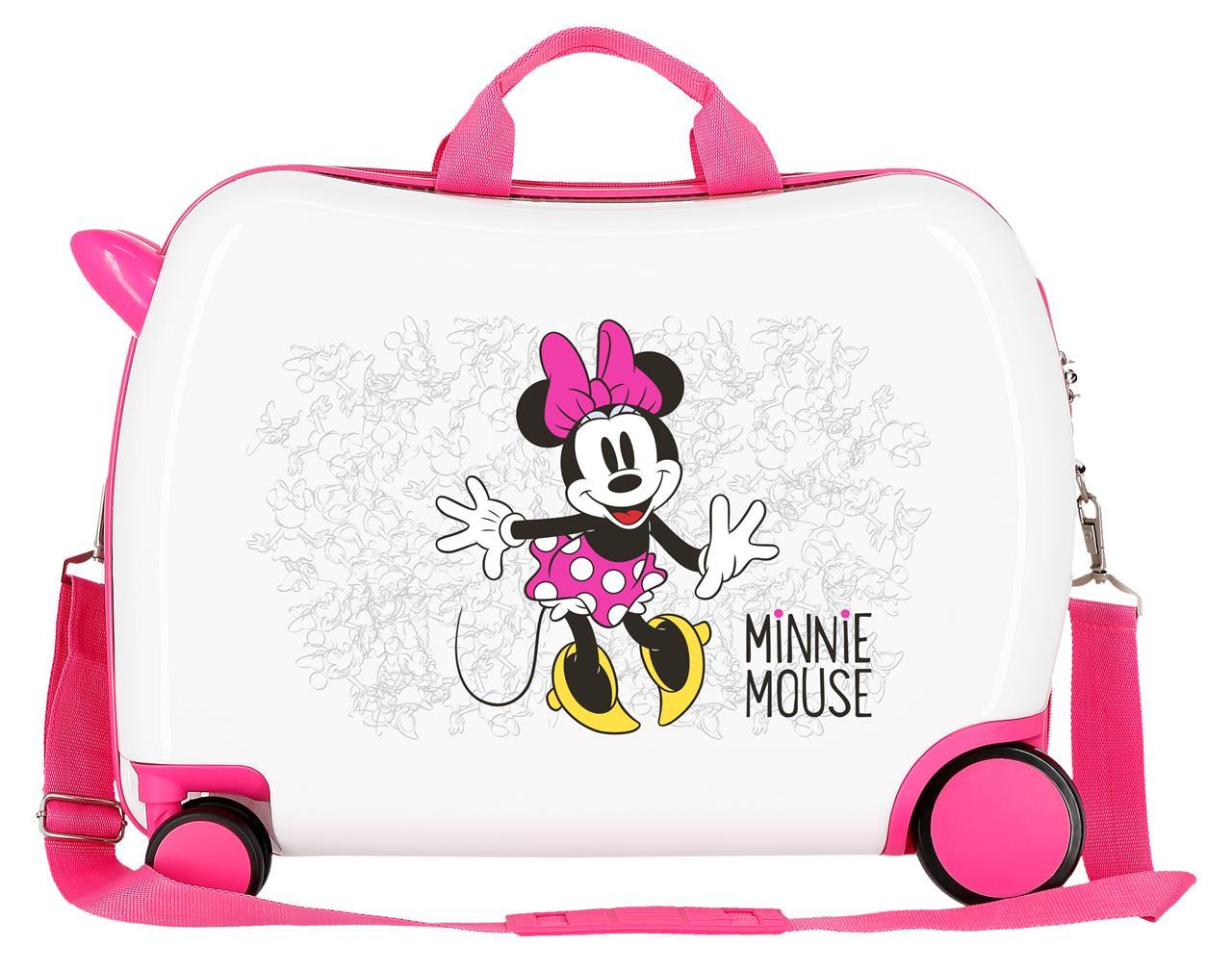 4689864 MALETA INF.ABS 4R.(2 MULTI.). MINNIE ENJOY THE DAY