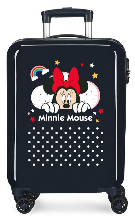 4771764 TROLLEY ABS 55CM. 4R. MINNIE RAINBOW MARINE