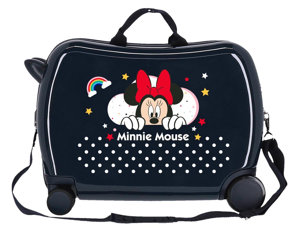 4779864 UNTERER KOFFERABS 4R.(2 MULTI.) 50CM. MINNIE RAINBOW M.A.
