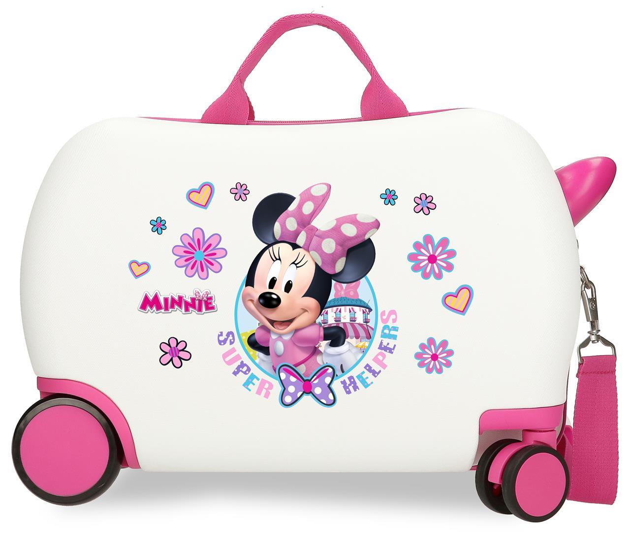 4571063 Maleta Inf.ABS 4r. (2 multi.) 45CM. MINNIE SUPER Aide