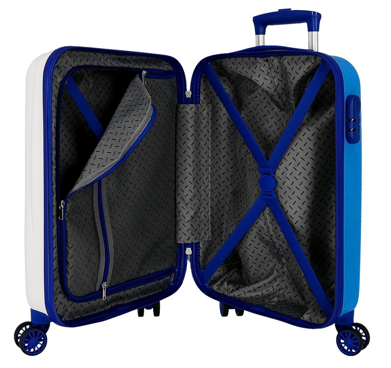 4011124 TROLLEY ABS 55CM. 4r. FROZEN Audacieux par la nature Blanco