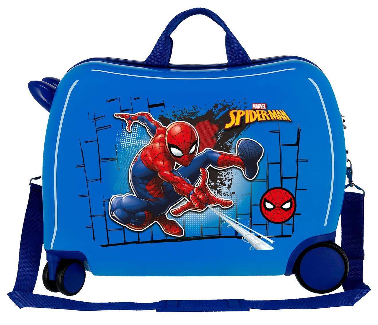 4049821 Maleta Inf.ABS 4r.SPIDERMAN RED BLUE