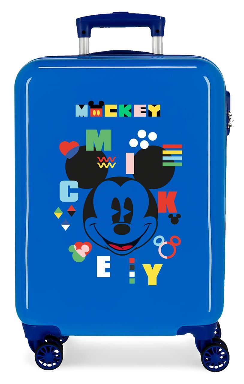 4381721 TROLLEY ABS 55CM. 4R. MICKEY SHAPE SHIFTER