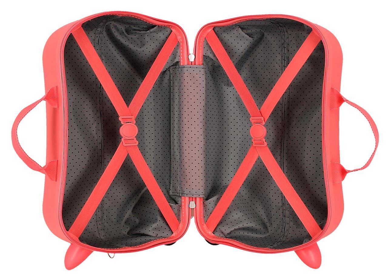 4461025 MALETA INF.ABS 4R.(2 MULTI.) 45CM. DUMBO CORAL