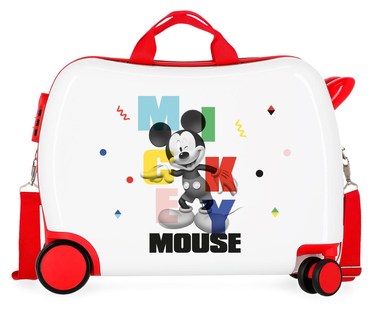 4479821 ABS INF. Kuffert 4 R. (2 MULTI.) 50CM. MICKEYS FEST BL