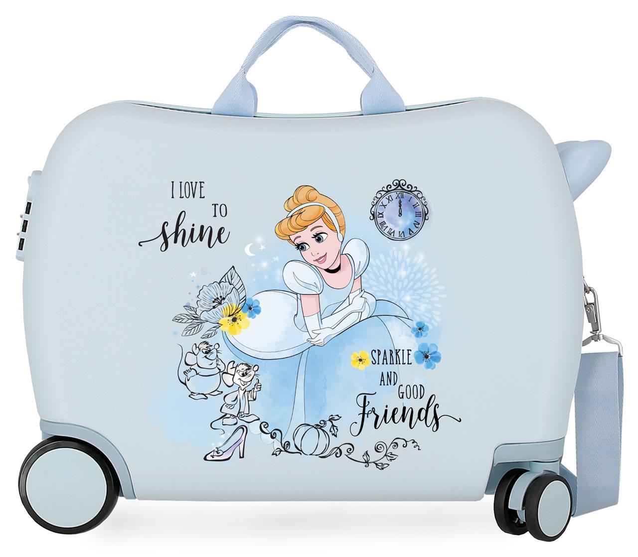 4489822 LOWER SUITCASEABS 4R.(2 MULTI.) 50CM. PRINCESS CELEBRAT
