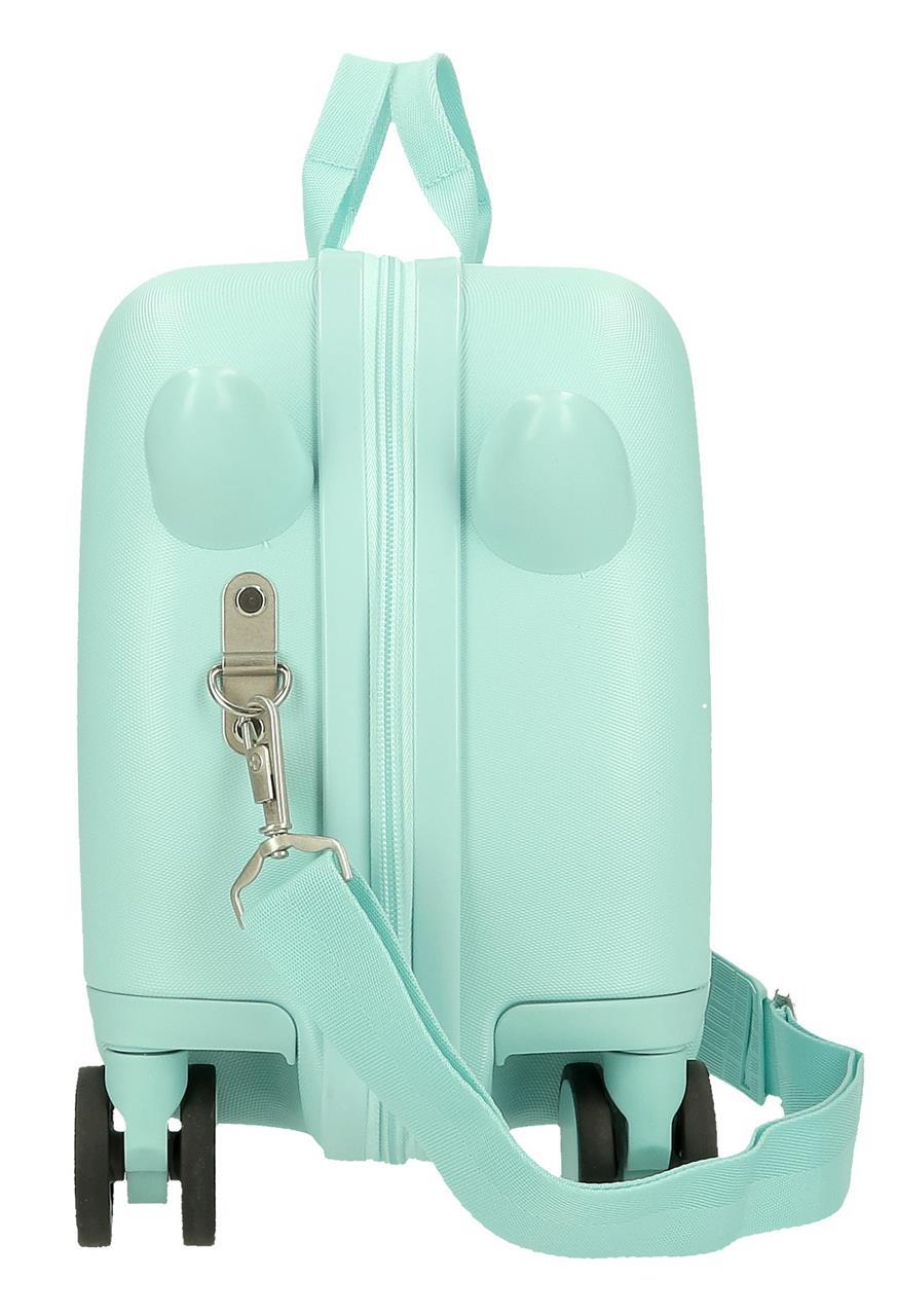 4751028 Maleta Inf.ABS 4R. (2 Multi.) 45CM.BAMBI TURQUOISE