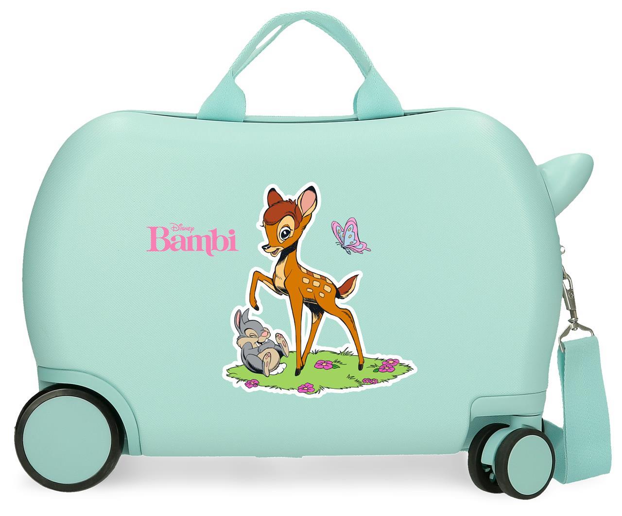4751028 Maleta Inf.ABS 4R. (2 Multi.) 45CM.BAMBI TURQUOISE