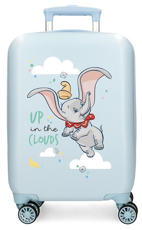 4211326 TROLLEY ABS 50 cm. 4R. SU TRA LE NUVOLE DUMBO CL BLU