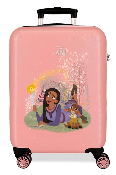 4721741 TROLLEY ABS 55CM.4R. MAKE A WISH