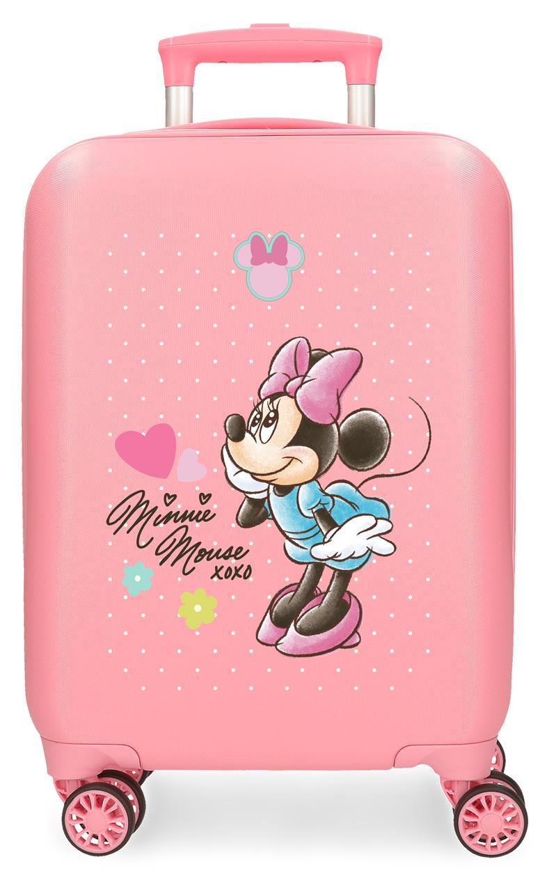 4231341 TROLLEY ABS 50CM. 4R. MINNIE IMAGINE ROSA