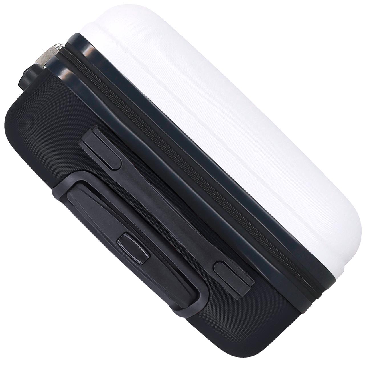 4751143 TROLLEY ABS 55CM. 4R. MINNIE FLEURS BLANC/MARINE