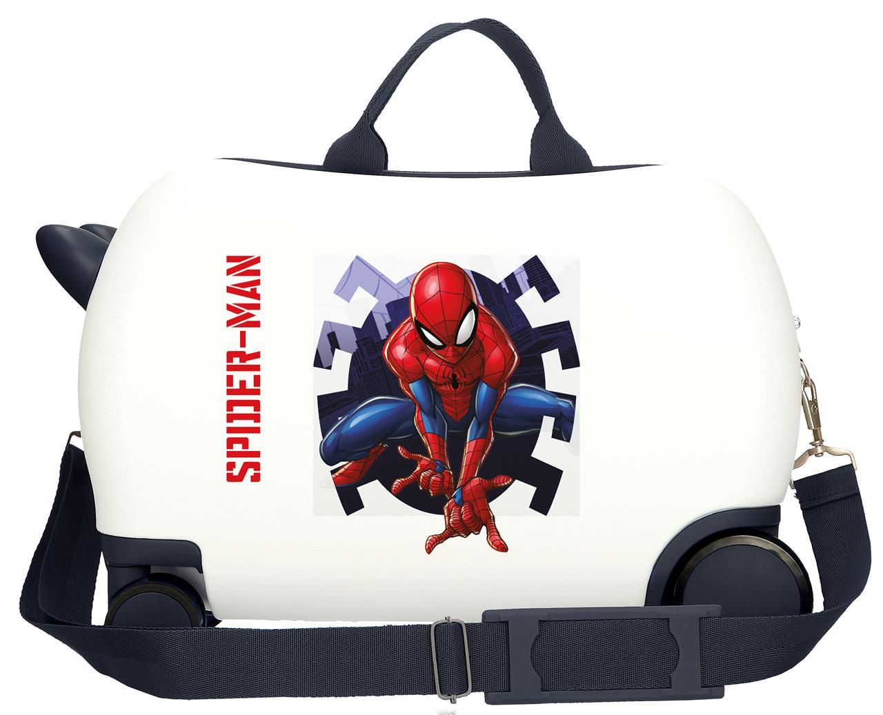4441041 Maleta Inf.ABS 4r. (2 multi.) 45CM. SPIDERMAN ATTACK