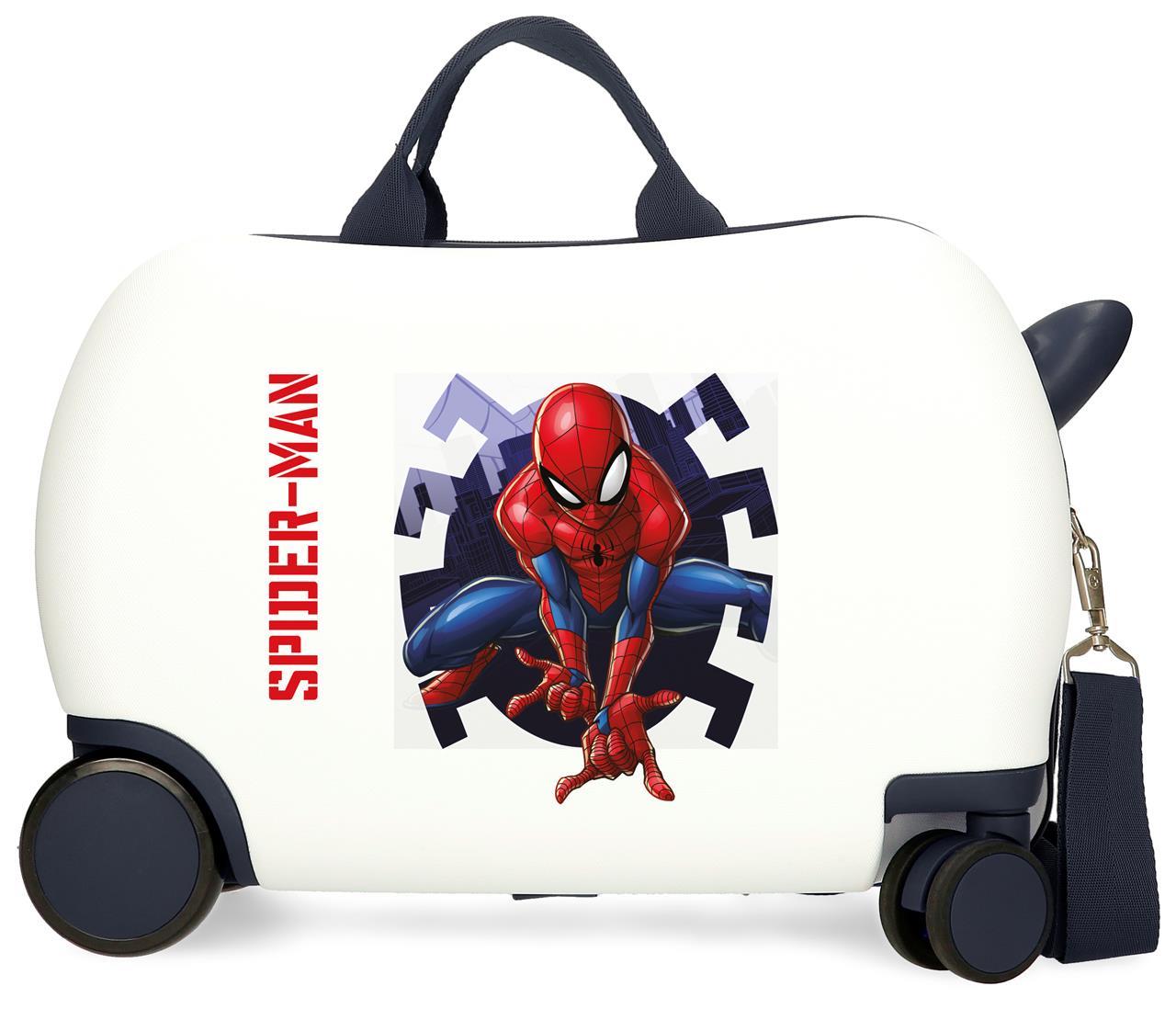 4441041 Maleta Inf.ABS 4r. (2 multi.) 45CM. SPIDERMAN ATTACK