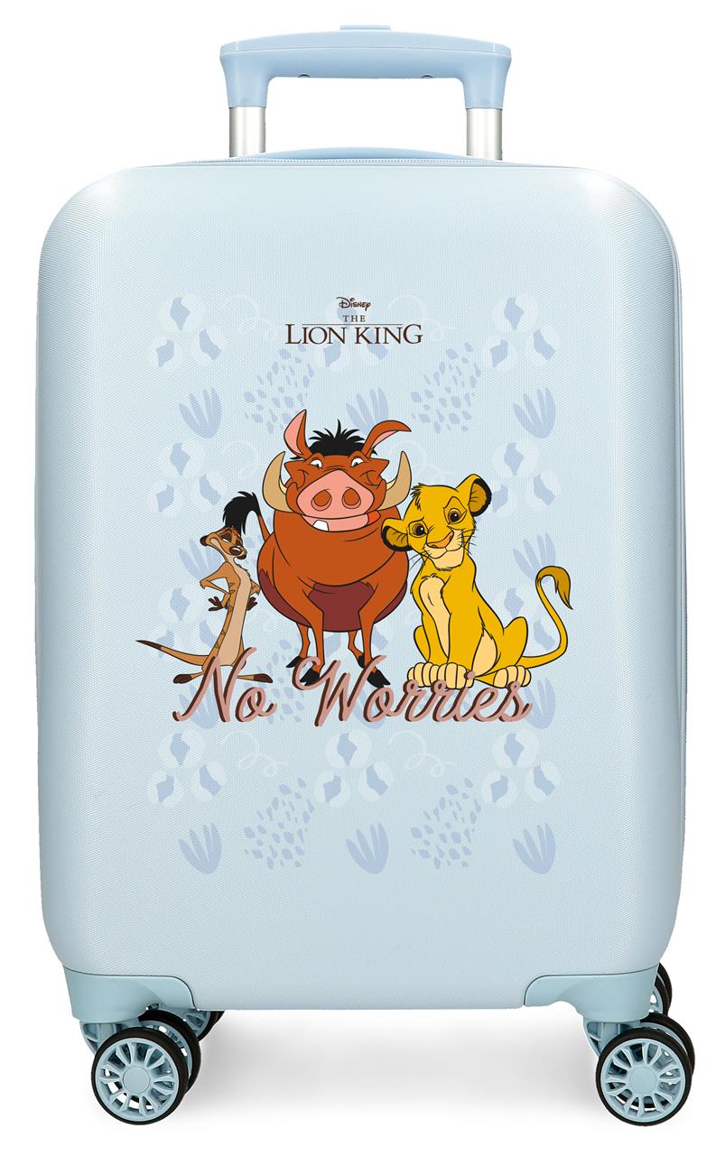 4761322 TROLLEY ABS 50CM. 4R. SIMBA UND FREUNDE HELLBLAU