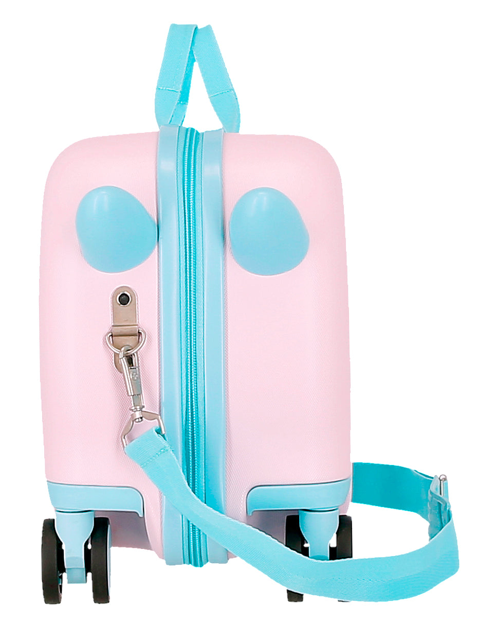 LOWER SUITCASEABS 4R.(2 MULTI.) 45CM. MINNIE ALL MY LOVE PINK-T