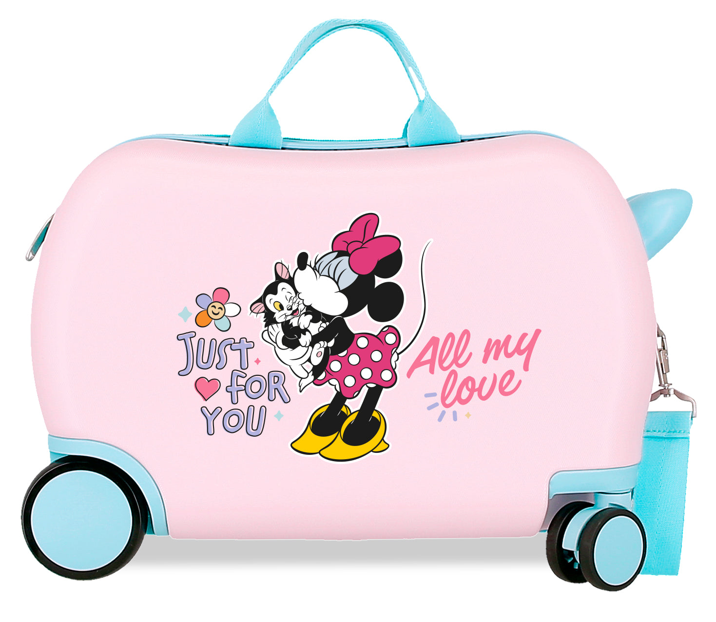 LOWER SUITCASEABS 4R.(2 MULTI.) 45CM. MINNIE ALL MY LOVE PINK-T