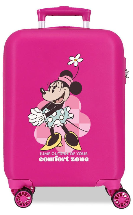4771343 Trolley ABS 50 cm. 4R. Minnie Comfort Zone Fuchsia