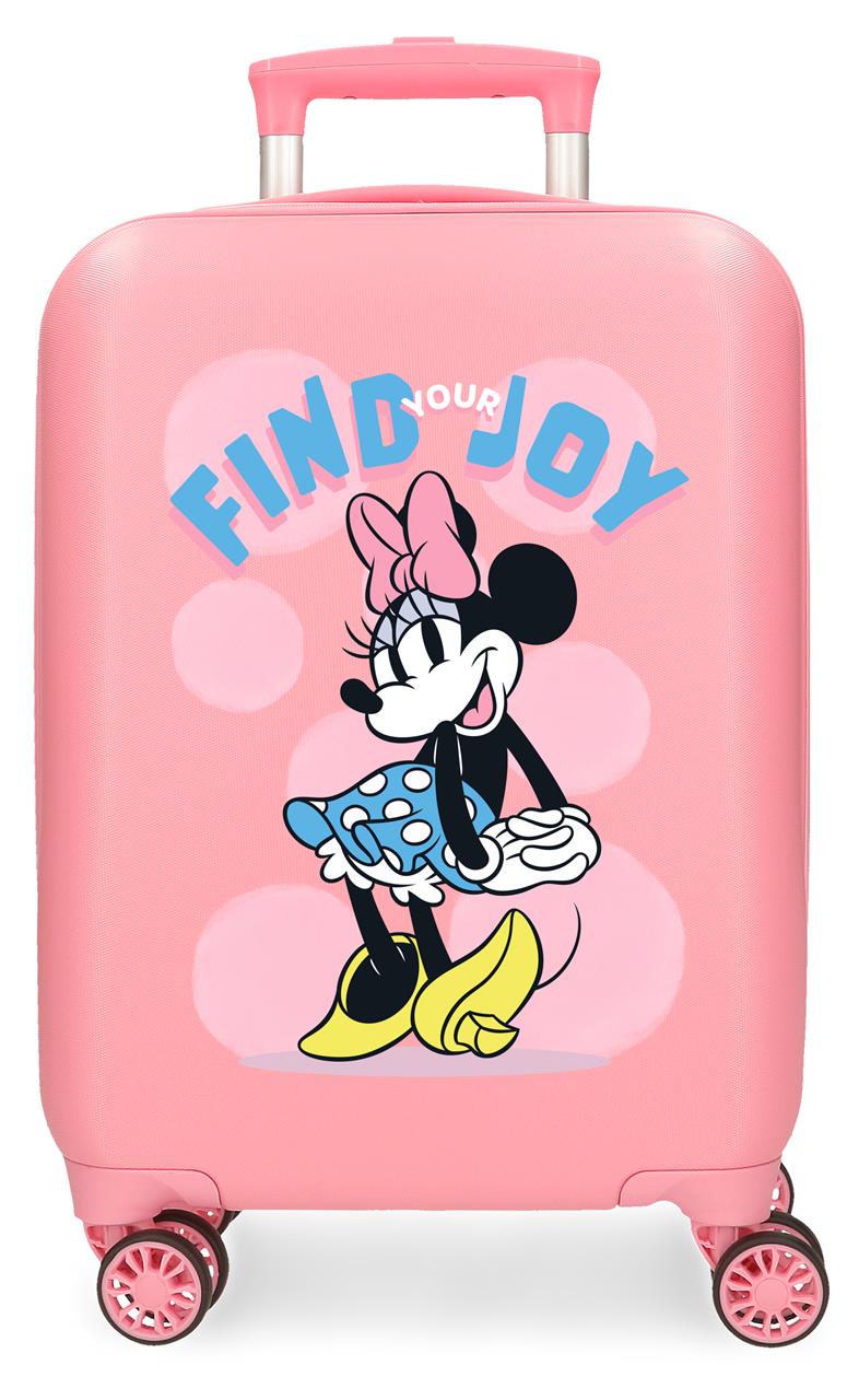 4771348 Trolley ABS 50 cm. 4R. Minnie finder din glæde rosa