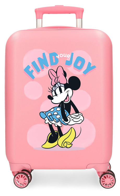 4771348 Trolley ABS 50 cm. 4R. Minnie finder din glæde rosa